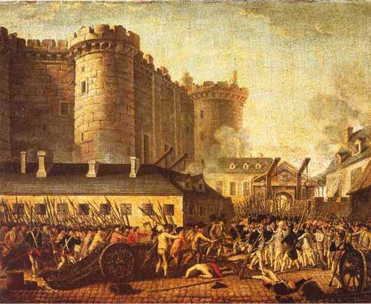 Phá ngục Bastille ngày 14.7.1789.